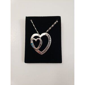 NEW "I Will Always Love You" Heart Pendant Necklace – 20" Chain, Fashion Jewelry